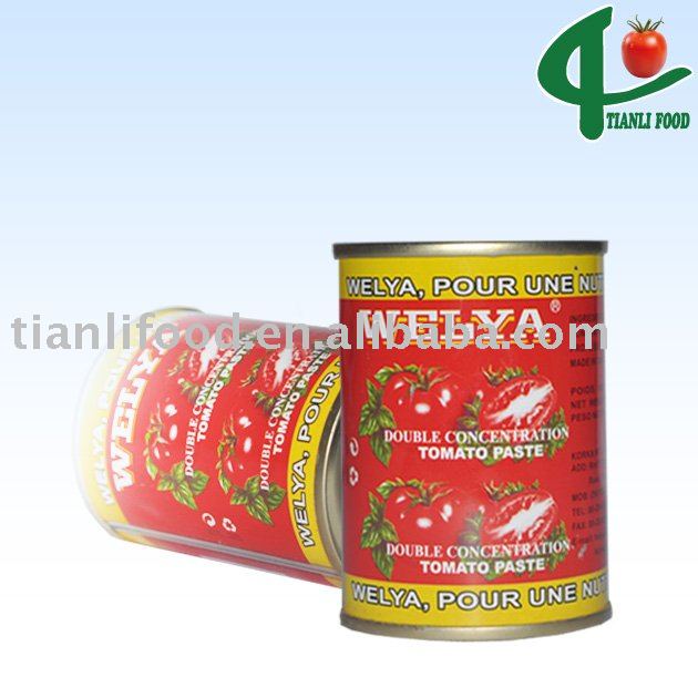 425g canned tomato paste plant of brix 28-30%