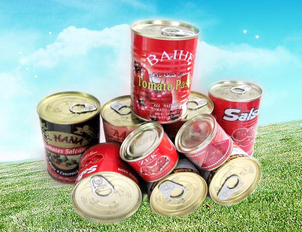 Canned tomato paste 28%--30%