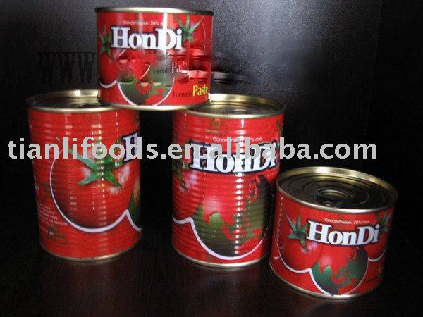 pure canned tomato paste 3000g*6tins