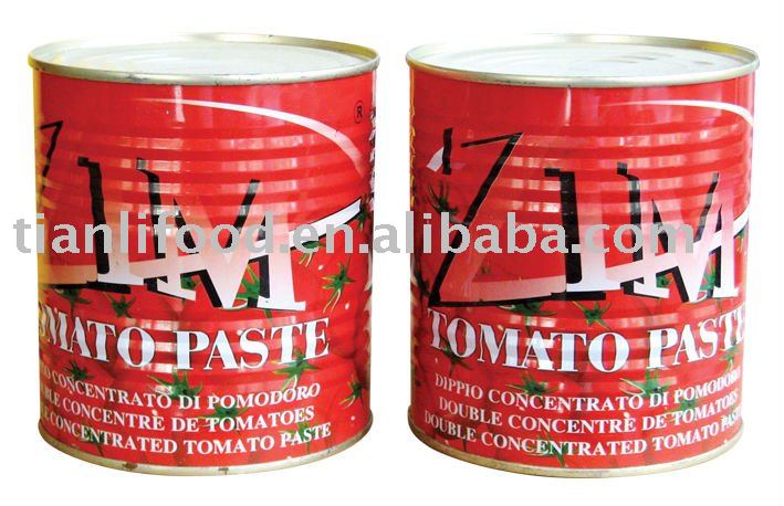 2010 crop 425g canned tomato paste plant 28-30