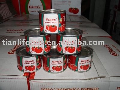 tomato paste(70g*50tins/70g*100tins)