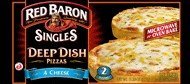 Deep Dish 4-Cheese Pizza Singles
