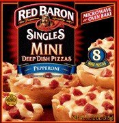 Mini Deep Dish Pepperoni Pizza