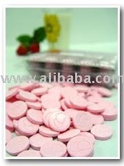 Milk Tablet Strawberry Flavored in Blister Pack