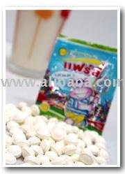 Milk Tablet Sweet Flavored in Aluminum Bag