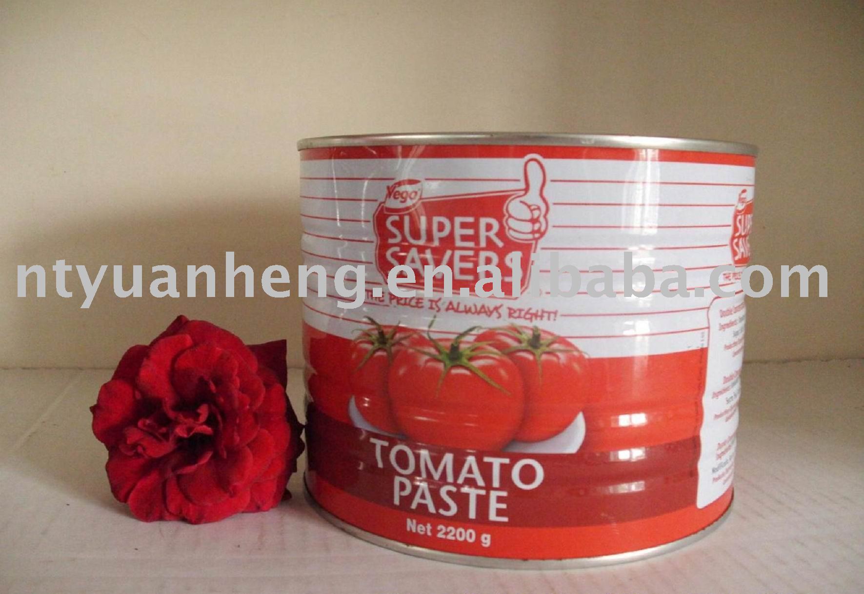 canned tomato paste 2200g