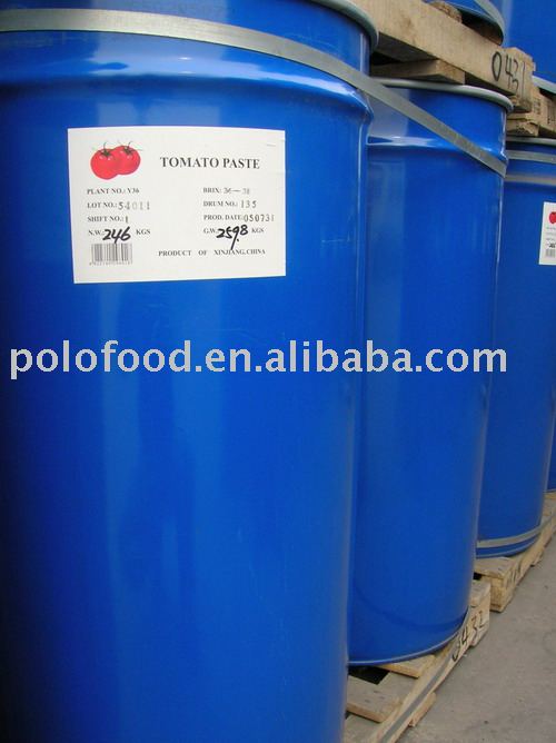 TOMATO PASTE IN DRUMS BRIX 36-38