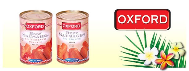 Oxford Beef Sausages - Brine or Tomato Sauce