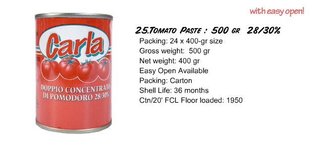 Tomato Paste 400 gr nett
