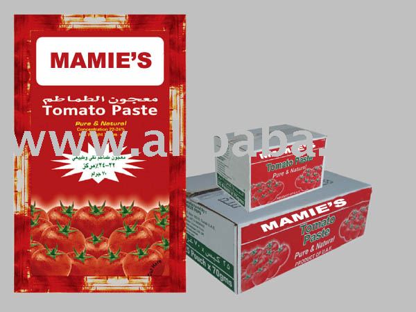 sachet tomato paste