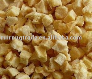 Dehydrated apple dice