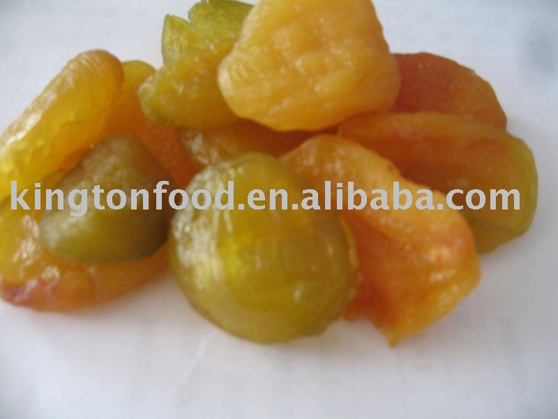chinese dried yellow  peach fruit