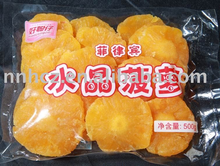 pineapple, dried fruits