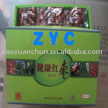 zaoyuanchun 1318g Healthy Red  types  of  dates   fruit 