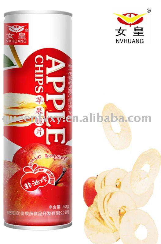 Apple chips-not fried rich in cellulose