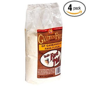 Bob's Red Mill Gluten-Free Garbanzo Fava Flour, 22-Ounce Packages (Pack of 4)