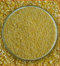 corn (maize) groats and flour