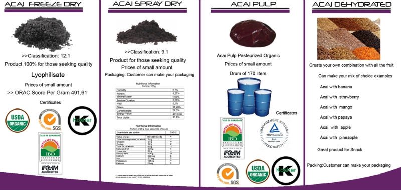  ACAI   FREEZE   DRIED  100%