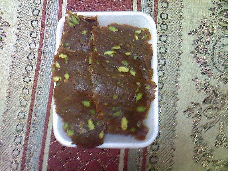 Dried  Apricot   Paste  with Nuts