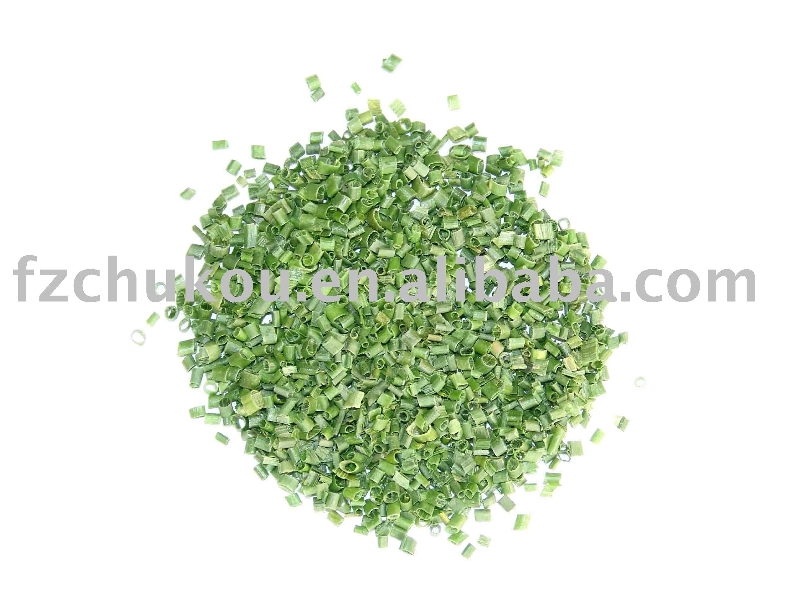 FD chives, Freeze-dried chives, Dehydrated vegetable