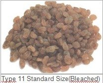 SULTANA RAISINS- type 11 standard size(bleached)