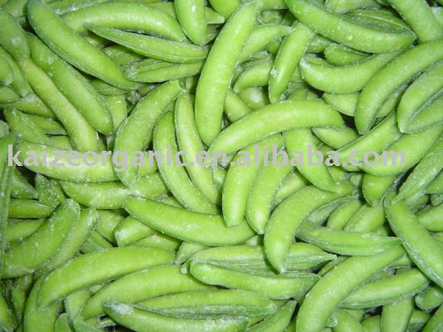 frozen sugar snap peas, organic