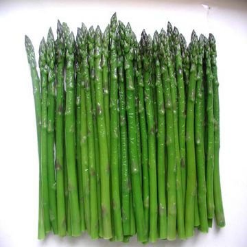 Frozen green asparagus