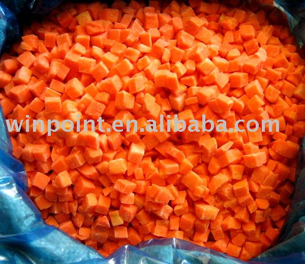 frozen carrot diced