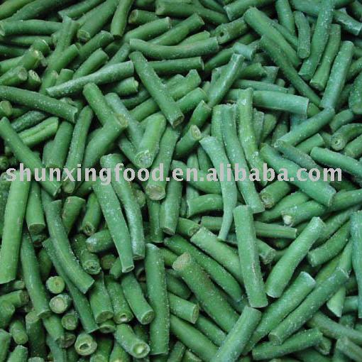 Frozen green bean cut