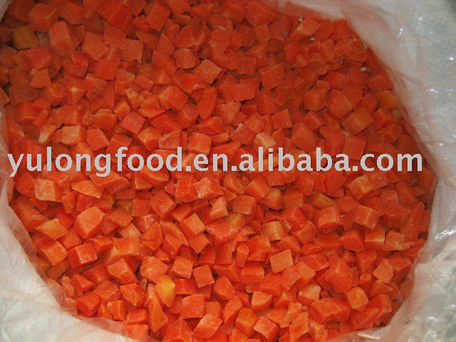 frozen carrot diced
