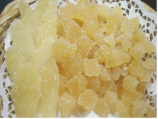 Dehydrated Crystal Ginger Chunks / Slice
