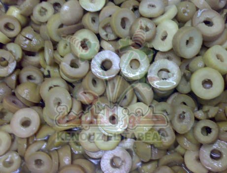  Sliced   Green  olive
