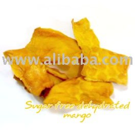 Organic sugar free dehydrated mango