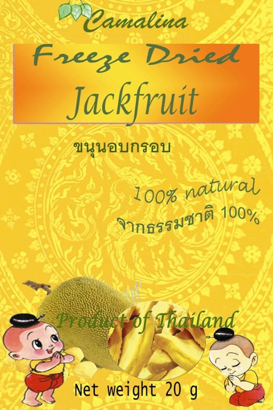 Freeze dried jackfruit