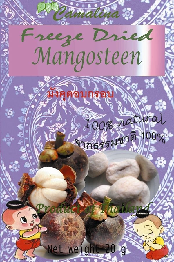 Freeze dried mangosteen
