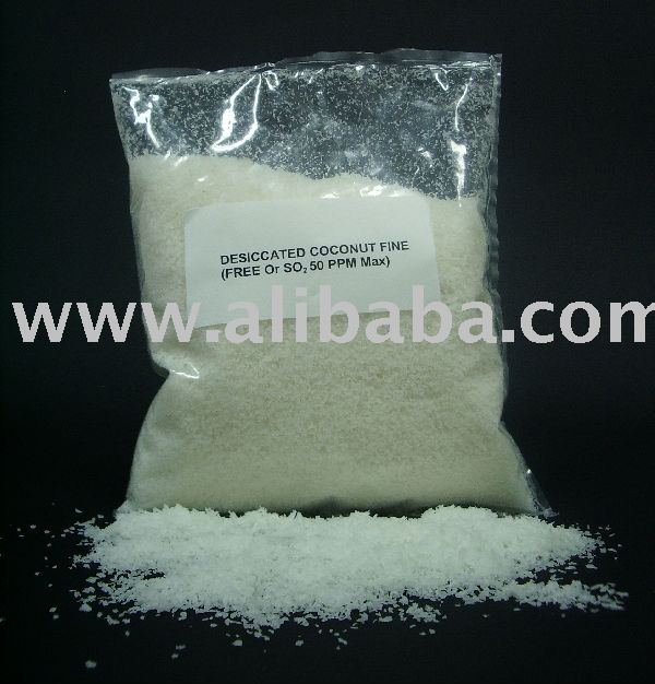 UNSWEETENED DESICCATED COCONUT - FINE GRADE