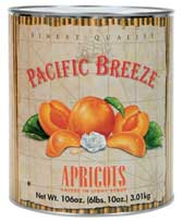 Apricots,Choice Halves in LS 86-106 Count- Pacific Breeze