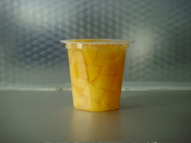 canned peaches