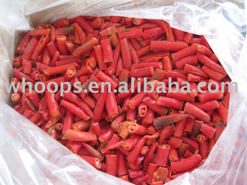 IQF  red   dice d chilli
