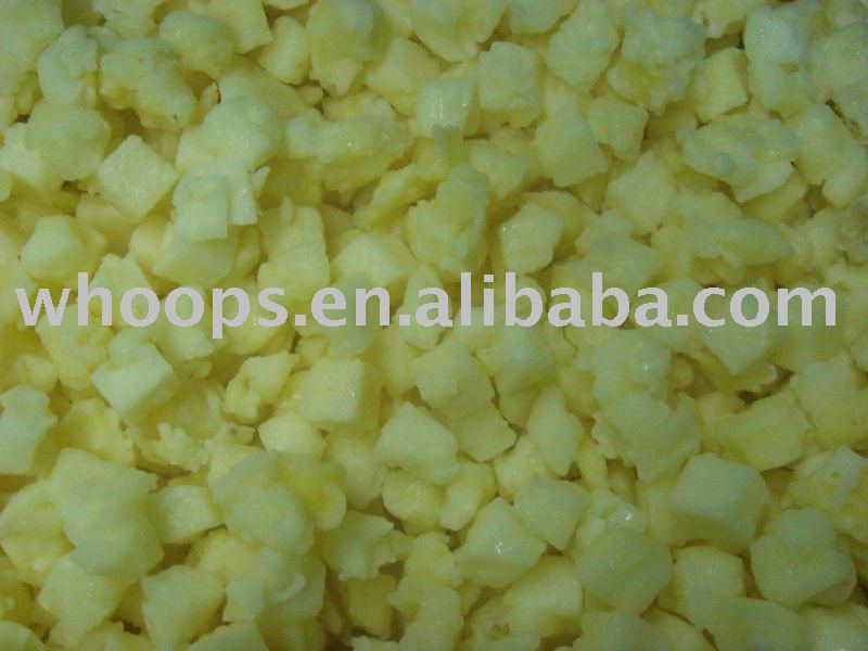 New Crop frozen pineapple chunks