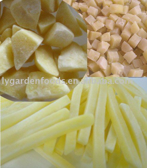  IQF    potato  dices/ random cuts/strips