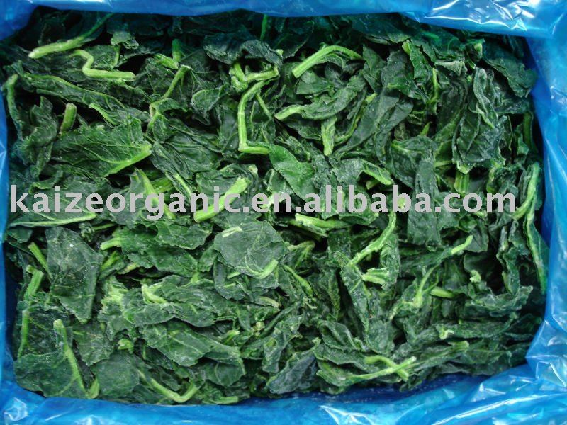  IQF   spinach  leaf