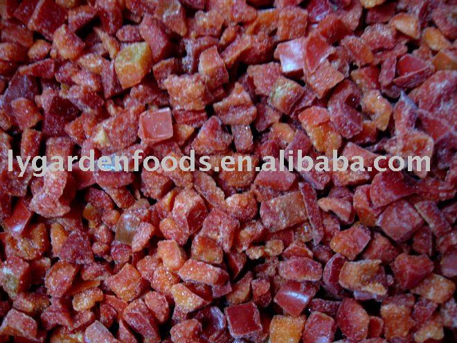 Supply Frozen red pepper dices