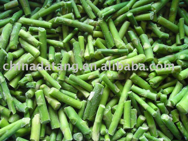 IQF green asparagus cut