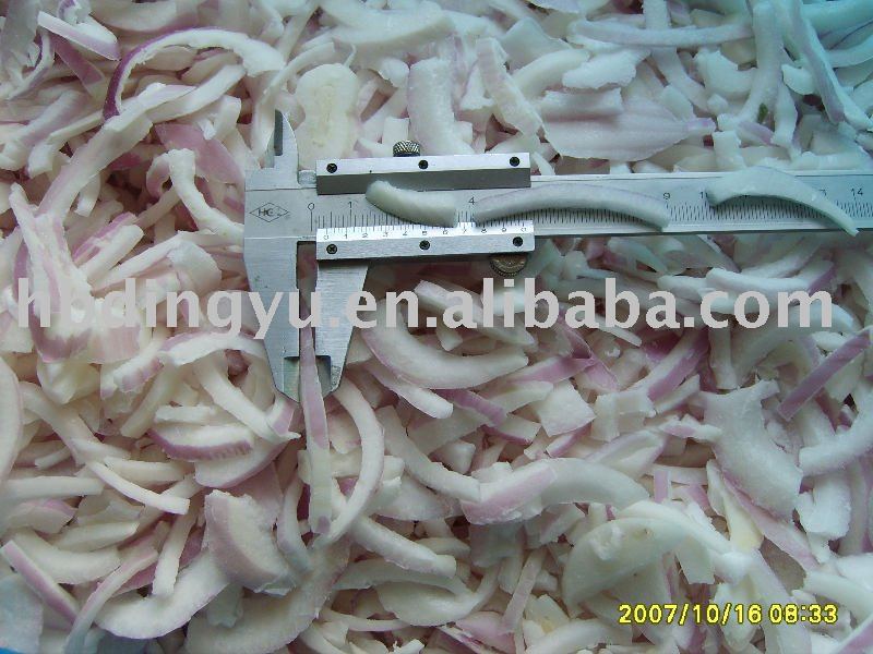 Frozen shallot slice