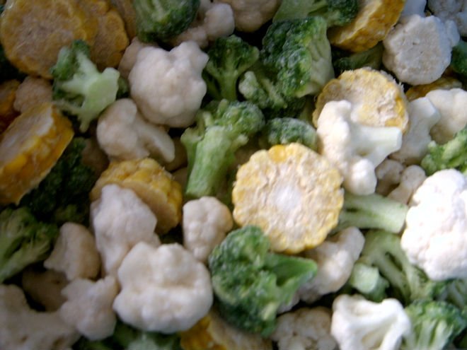 Frozen mixed vegetables