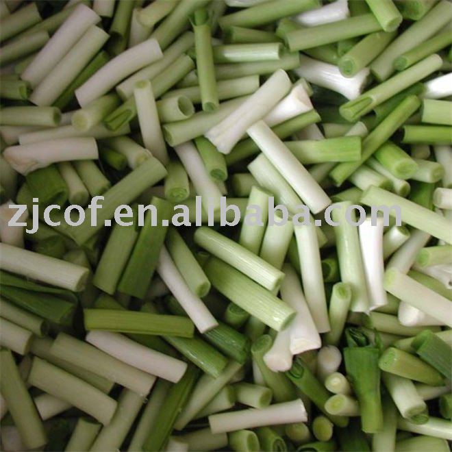 Frozen garlic sprouts