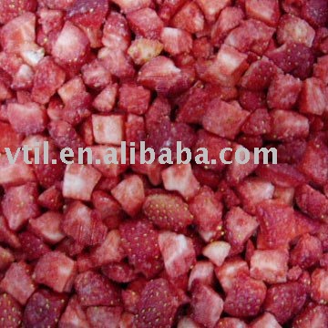 IQF diced Strawberry