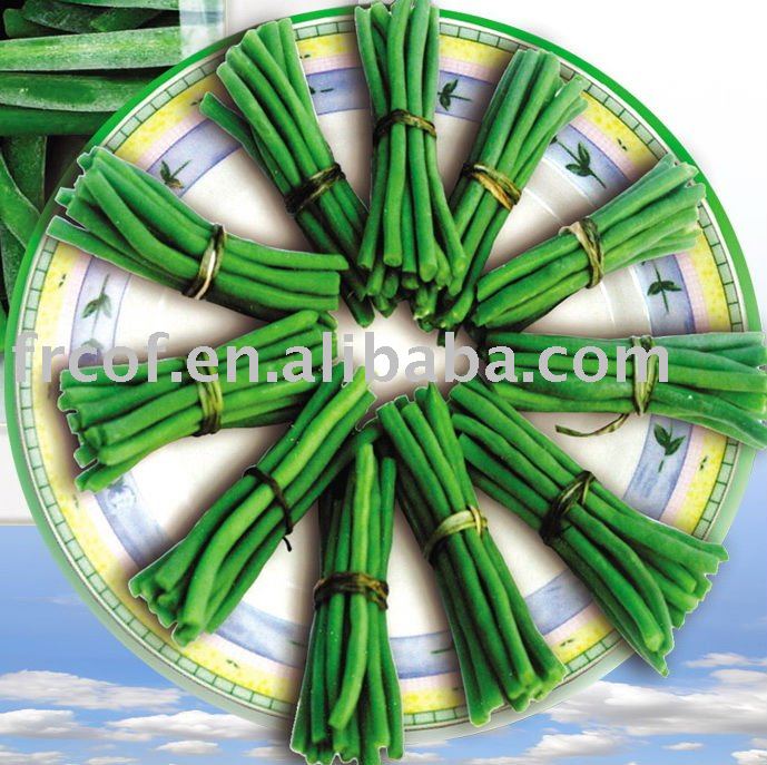 IQF Green Beans French Variety in Bundle Frozen green bean cut frozen vegetables