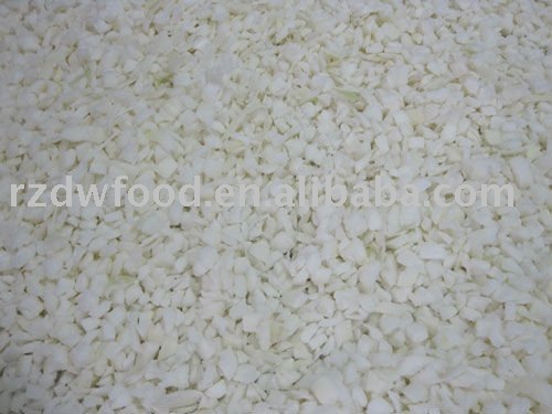 IQF white onion dices